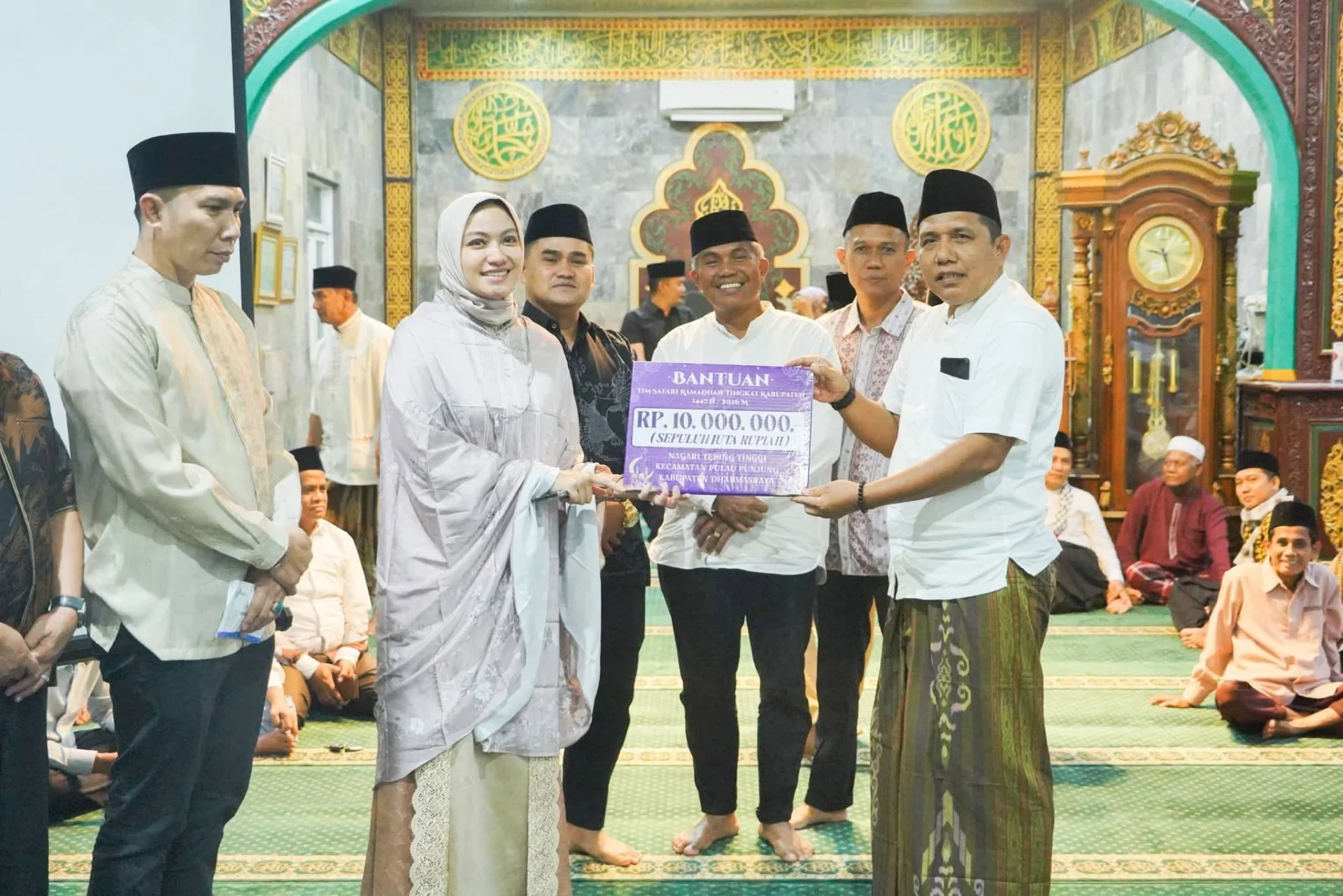 Bupati, Forkopimda DPRD Dharmasraya dan Tim 1 Safari Ramadhan Kunjungi Masjid Babussalam Pulau punjung