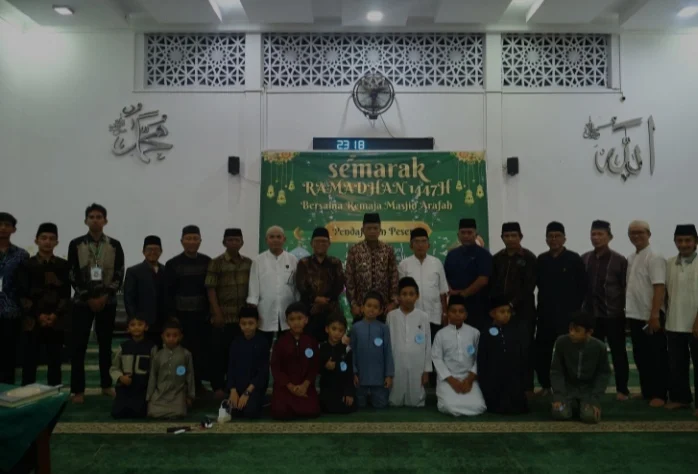 Wawako Elzadaswarman Buka Lomba Tahfiz, Azan dan Tilawah Tingkat Luhak Nan Tigo di Masjid Arafah