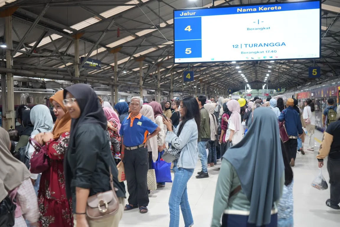 KAI Daop 2 Bandung Layani Hampir 415 Ribu Pelanggan Selama 12 Hari Angkutan Lebaran 2026