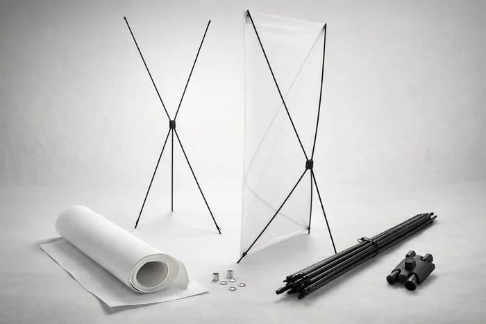 Cara Meminta Sampel Fisik dan Mockup Banner ke Supplier X Banner