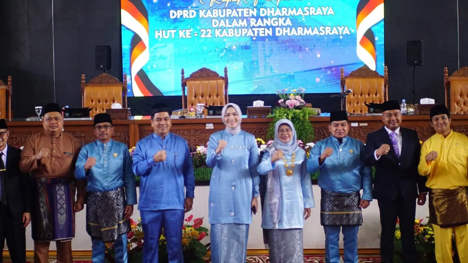Bupati Annisa Sampaikan Progres Pembangunan Pada Sidang paripurna Istimewa DPRD Dalam Rangka HUT ke-22 Dharmasraya