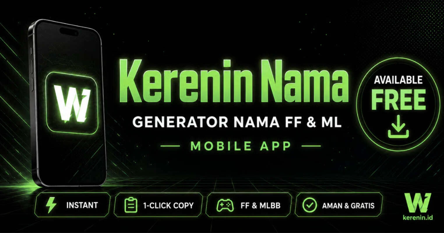 Aplikasi “Nama Keren FF & ML” Dibahas oleh 5 Content Creator Gaming Indonesia dalam Sepekan