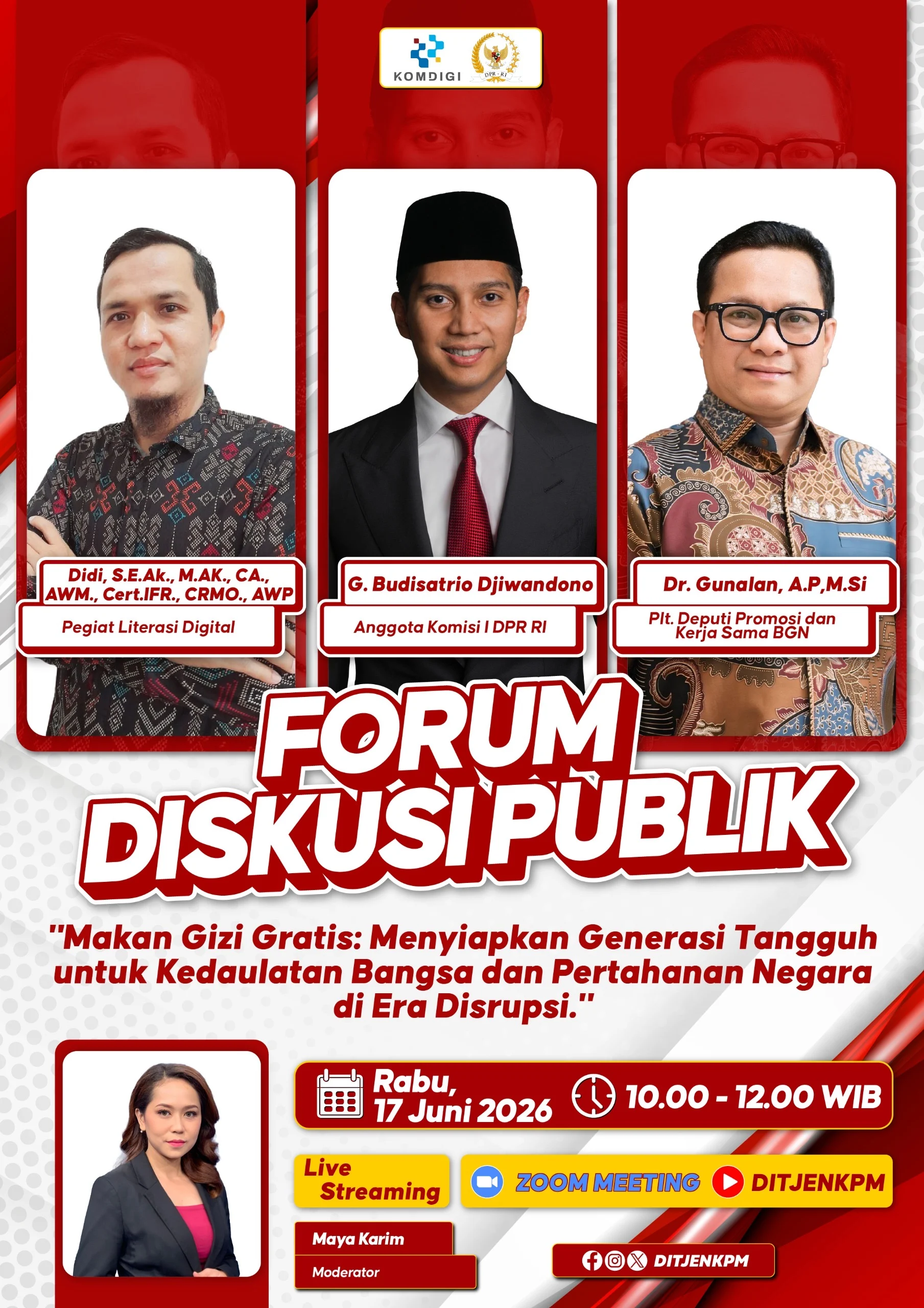 Badan Gizi Nasional: MBG Perkuat Kesehatan, Ekonomi Lokal, dan Ketahanan Nasional