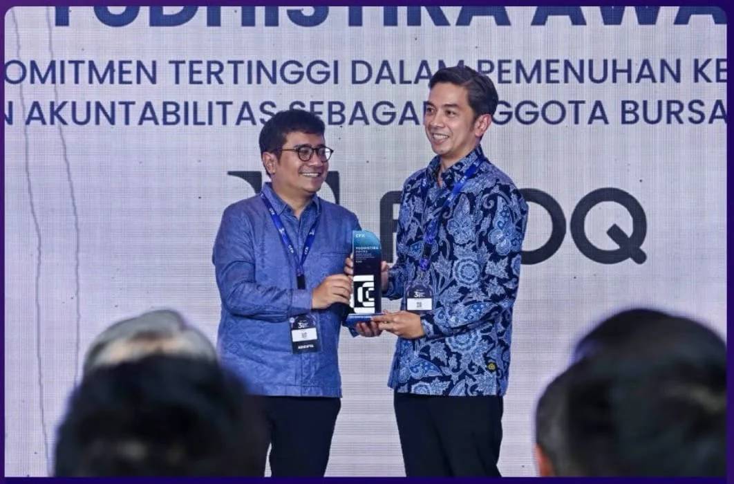 FLOQ Raih Penghargaan Yudhistira dari CFX atas Akuntabilitas dan Integritas Tertinggi