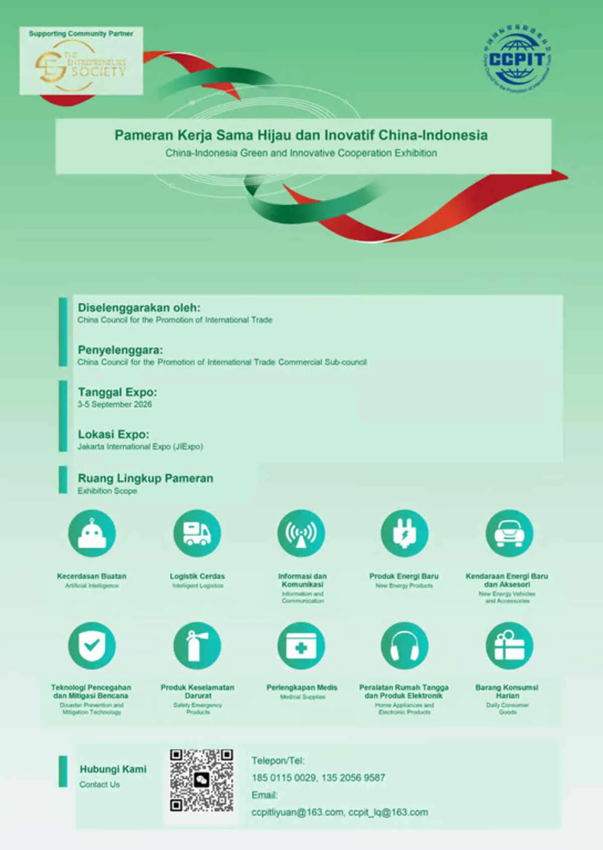 Pameran Kerja Sama Sustainability (Green) dan Inovatif China-Indonesia 2026 Segera Hadir