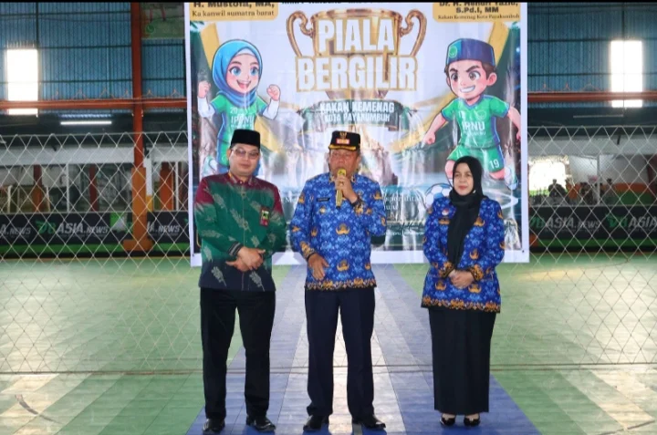 Wawako Payakumbuh Buka Fun Futsal Piala Bergilir Kakan Kemenag, Tekankan Sportivitas dan Karakter Pelajar