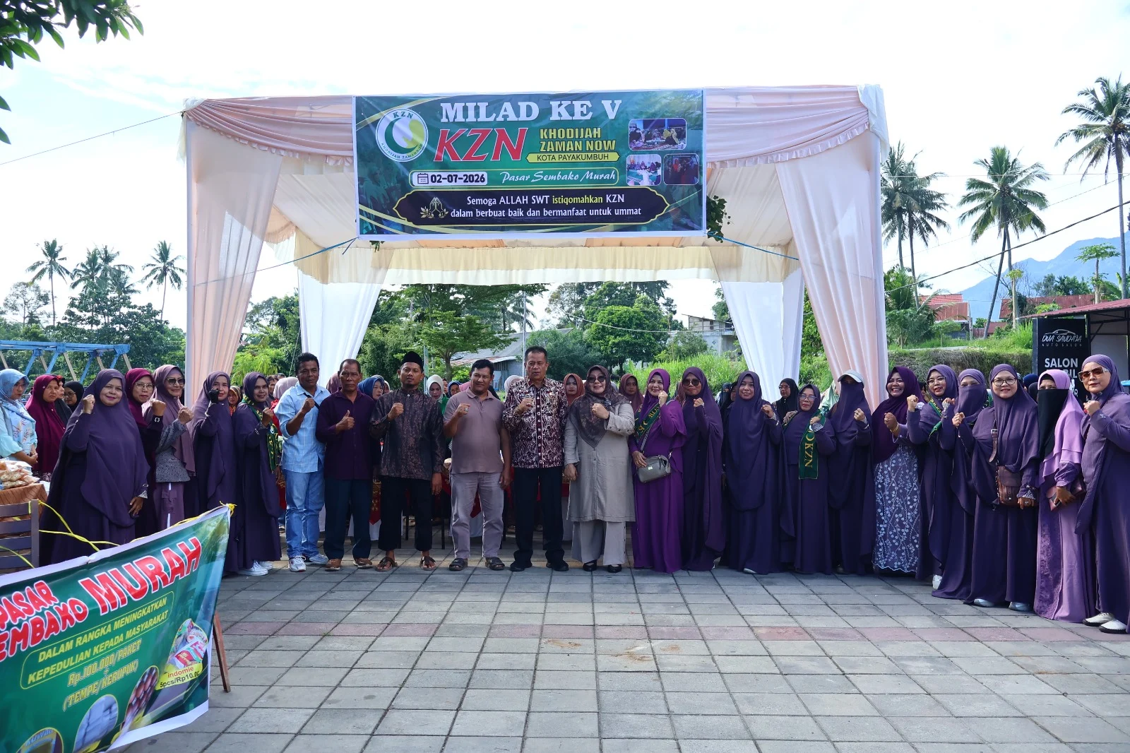 Milad ke-5 KZN, Pasar Sembako Murah Bantu Warga Payakumbuh Dapatkan Kebutuhan Pokok Terjangkau