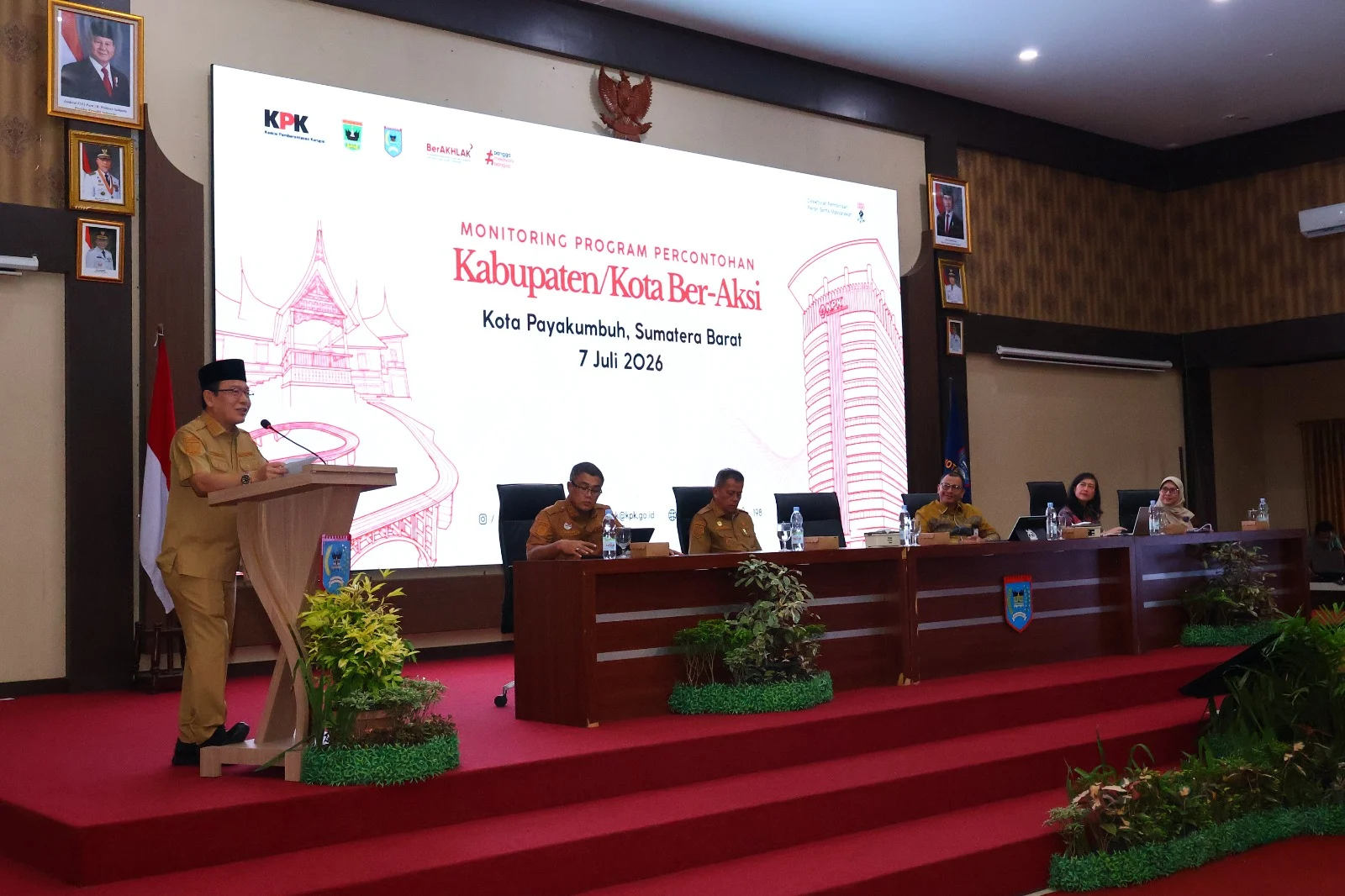 KPK Monitoring Kota Ber-Aksi, Pemko Payakumbuh Perkuat Komitmen Wujudkan Pemerintahan Bersih dan Akuntabel