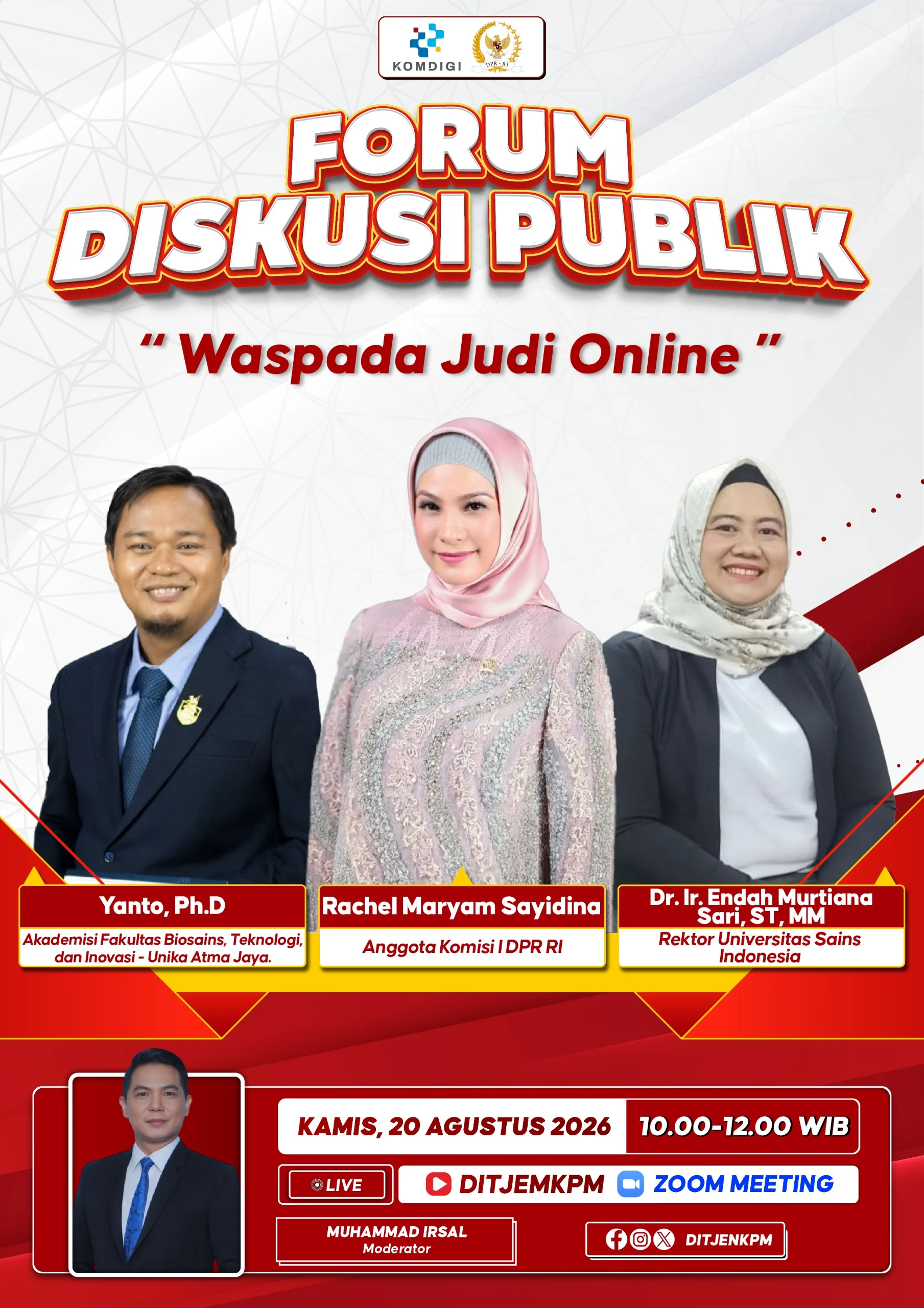 Judi Online Beradaptasi dengan Teknologi, Pemblokiran Saja Dinilai Tak Cukup