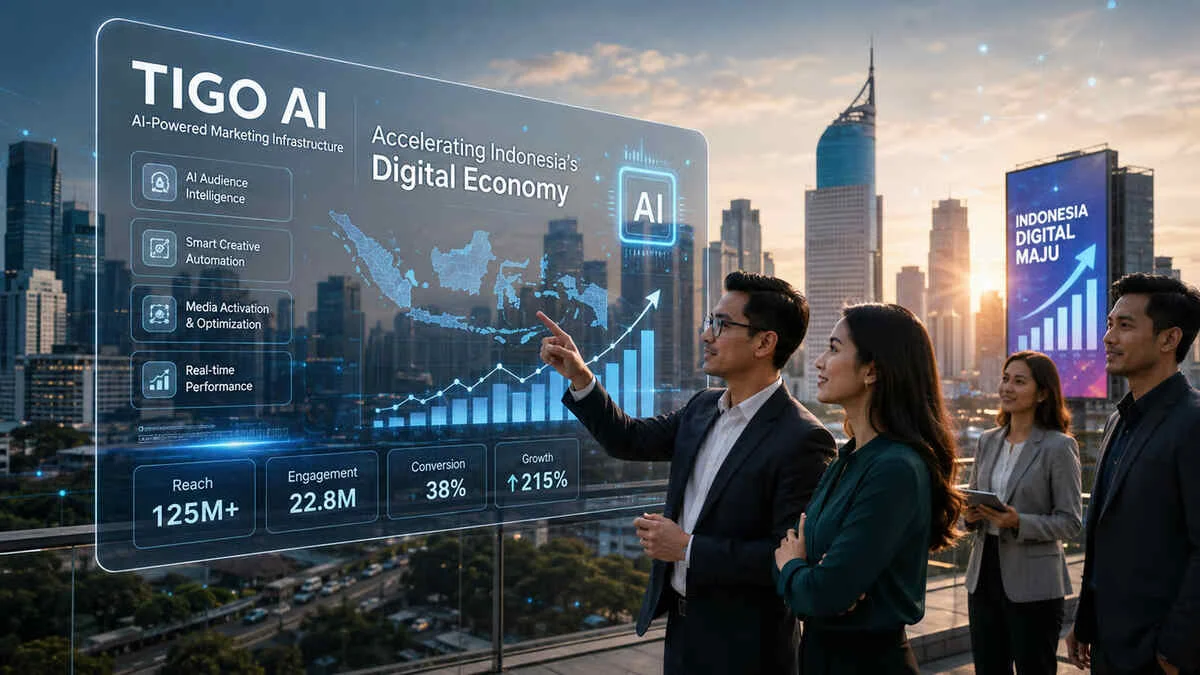 Momentum Strategis Indonesia Emas 2045! Infrastruktur AI Marketing Tigo AI Membantu Brand Merebut Pasar Ekonomi Digital Bernilai 300 Miliar