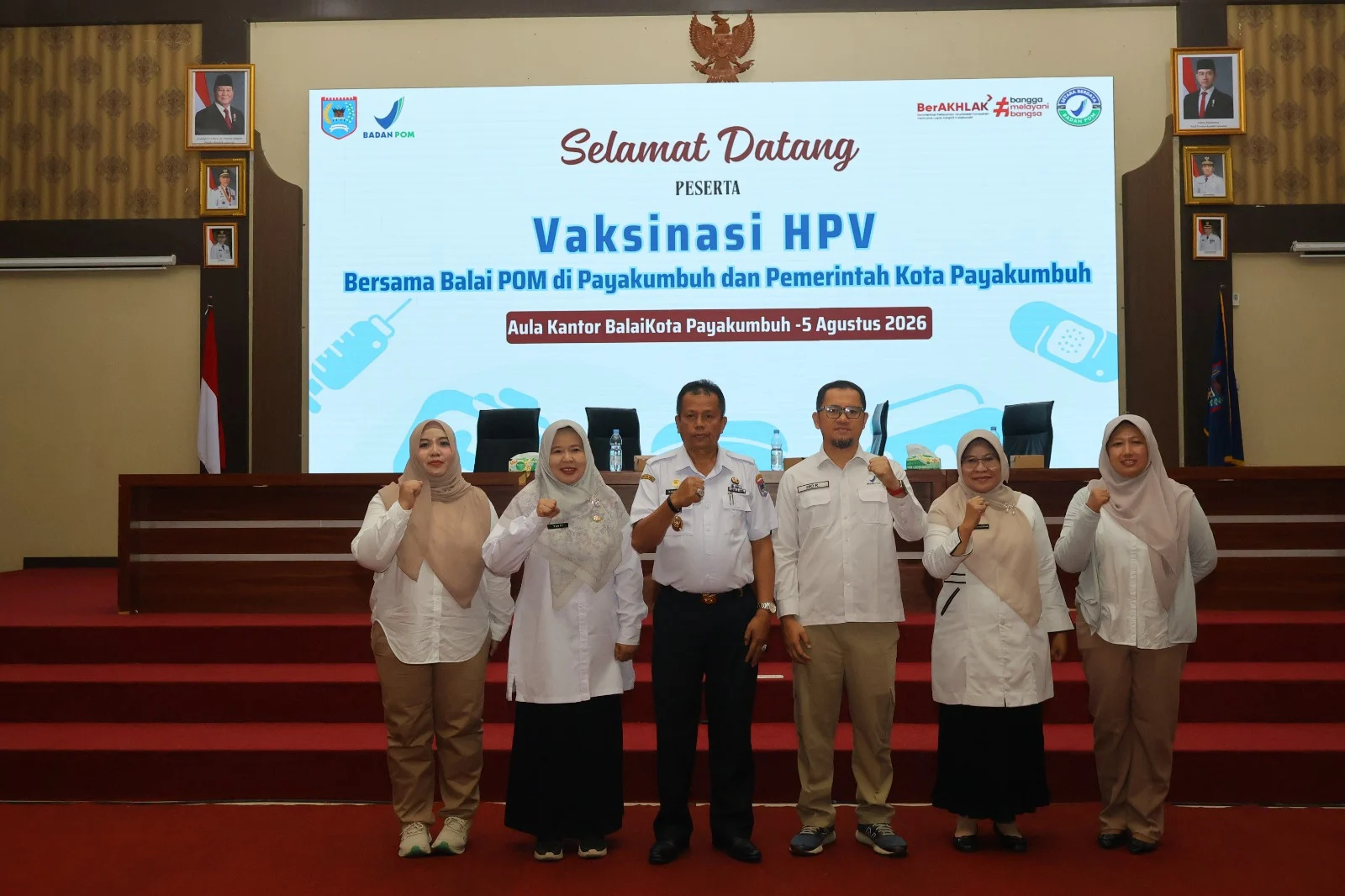 130 Peserta Ikuti Vaksinasi HPV di Payakumbuh, Pemko Dorong Pencegahan Kanker Serviks