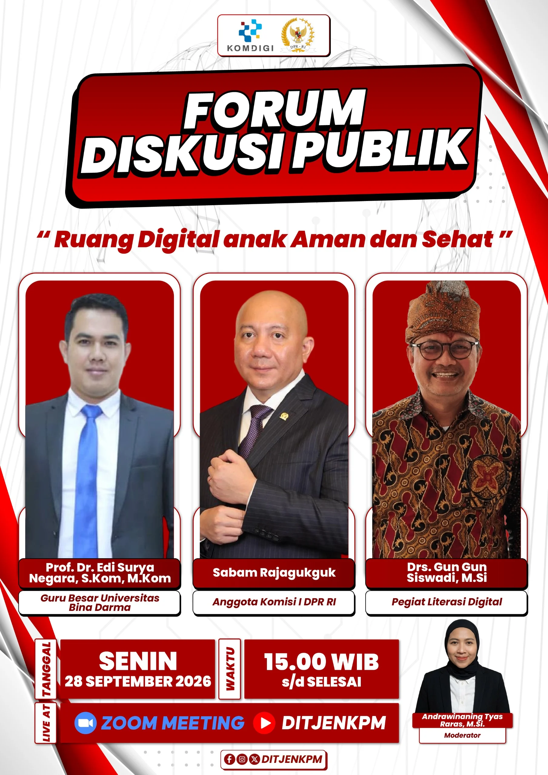 Orang Tua Diminta Aktif Dampingi Anak Hadapi Risiko di Ruang Digital