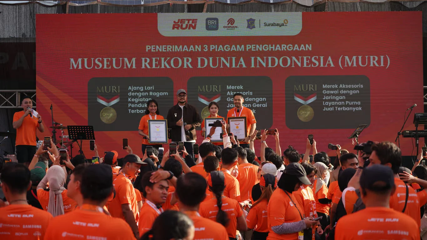 JETE Raih Tiga Rekor MURI di 2026: Perkuat Ekspansi Gerai, Layanan, dan Komunitas